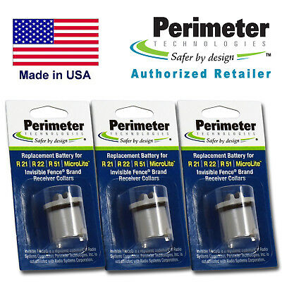 3 Dog Collar Batteries For Invisible Fence R21 R51 Microlite Perimeter Ifa-001