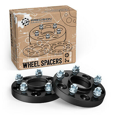 25mm (1") Hubcentric Black Wheel Spacers | 5x114.3 64.1 12x1.5 | For Honda Acura